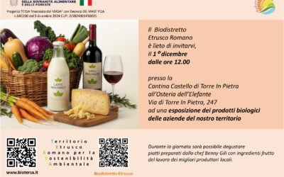 Esposizione di prodotti biologici all’Osteria dell’Elefante1° dicembre 2025