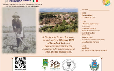Esposizione di prodotti biologici al Castello di Ceri8 marzo 2026